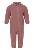 Mikk-Line uld heldragt, babyheldragt, uldjumpsuit, køredragt uld, merino uld, uld dragt, baby ulddragt, køredragt, mikkline køredragt, blue night, blå uld dragt, Mikk-Line - Baby uld heldragt -  Burlwood