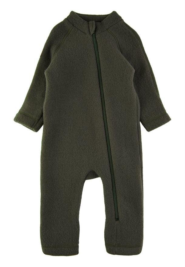 Mikk-Line uld heldragt, babyheldragt, uldjumpsuit, køredragt uld, merino uld, uld dragt, baby ulddragt, køredragt, mikkline køredragt, blue night, blå uld dragt