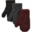 Fingervanter, vanter, uldvanter, pigevanter, drengevanter, børnehavevanter, fingrevanter, lammeuld. Magic Gloves, knit, blackMikk-Line - Strik handsker med uld  - Antrazite, Mikk-Line - Strik handsker m uld  3 pak- chocolate, bread & Java