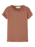 Lil' Atelier - MINI | Safran Slim Top // Carob Brown