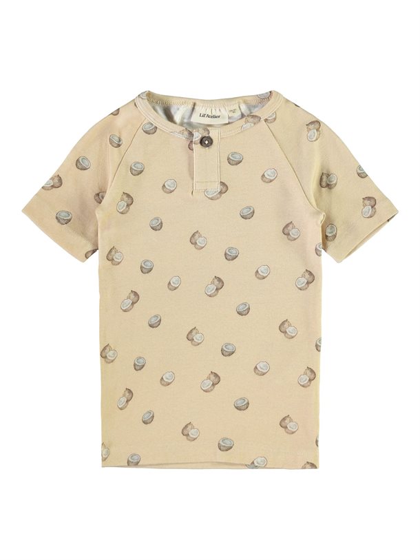 Lil' Atelier - MINI Geo Slim Top // Semolina, t-shirt