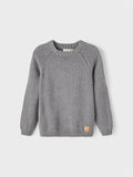 trøje, striktrøje, sweater, pullover, Lil' Atelier, lilatelier, bomuld, økotex, beige, creme, knapper,