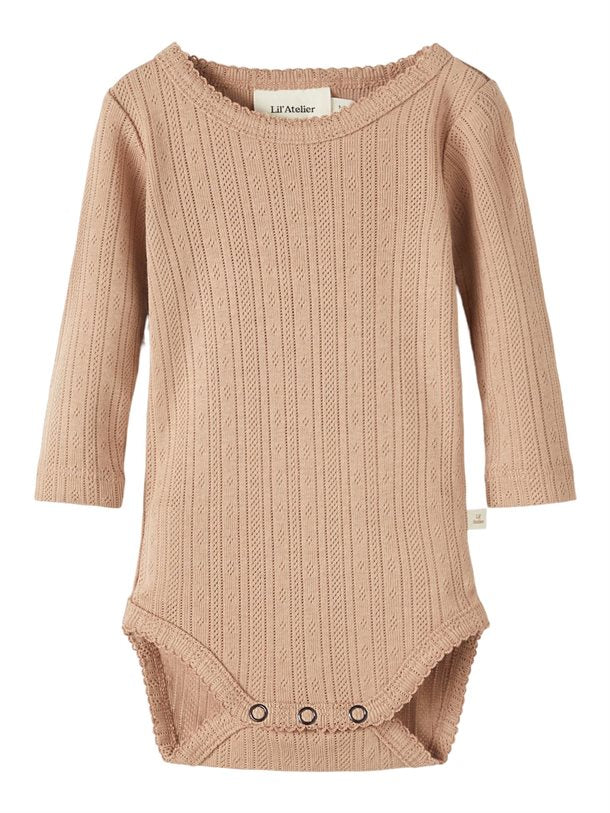 Lil Atelier Rachel body - Almondine, økologisk bomuld lil atelier