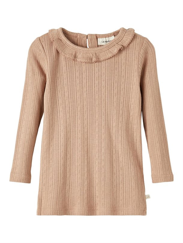 Lil Atelier T-shirts - Almondine, økologisk bomuld lil atelier trøje, bluse, t-shirt