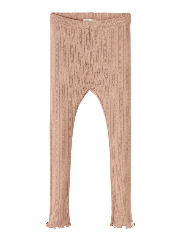 Lil Atelier Rachel leggings - Almondine, økologisk bomuld lil atelier