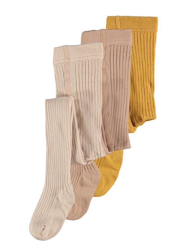 Lil Atelier strømpebukser - Bronze Mist, økologisk bomuld lil atelier