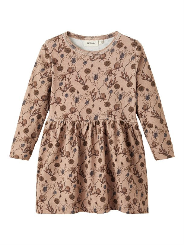 Lil Atelier - Gaya Kjole - Almondine, Frappé, body, Lil Atelier, kjole, kjole piger body dress, bodykjole, kjole med bodystocking ,Almondine