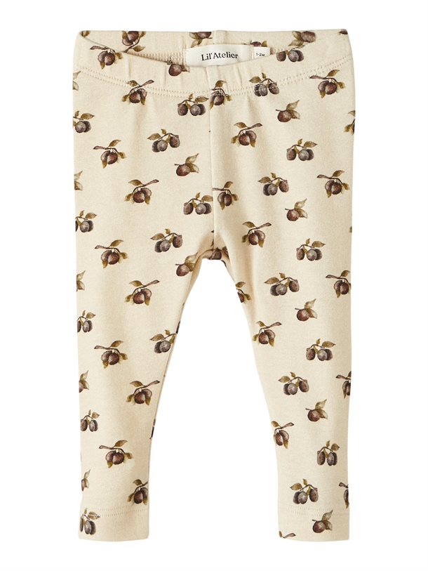 Lil' Atelier - Baby | Gaya Slim Leggings - Fog