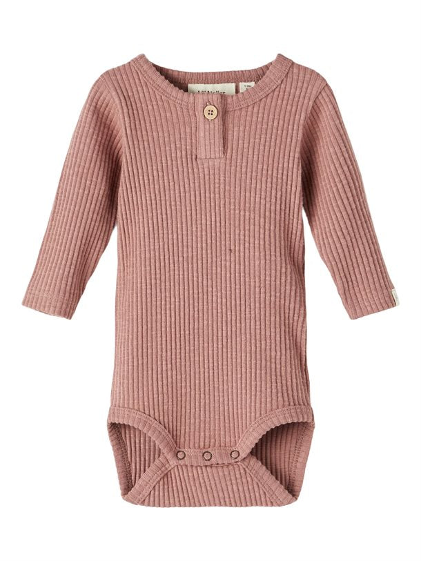 Lil' Atelier - Nbfraja LS Slim Body  Wi Lil - Burlwood