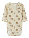 Lil' Atelier - Geo Slim Body - Fog, Bomuld, Lyocell TENCEL™