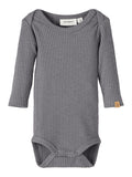 Lil Atelier - Nbmrajo LS Slim Body Wi Lil -  Silver Filigree, body
