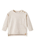 Lil' Atelier - Nmmriman LS Loose Top Lil - Fog, t-shirt
