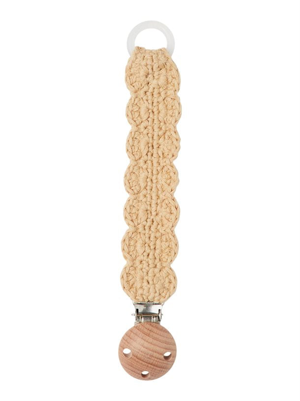 Lil' Atelier - Nbnrimo Crochet Pacifier String Lil - Warm Sand