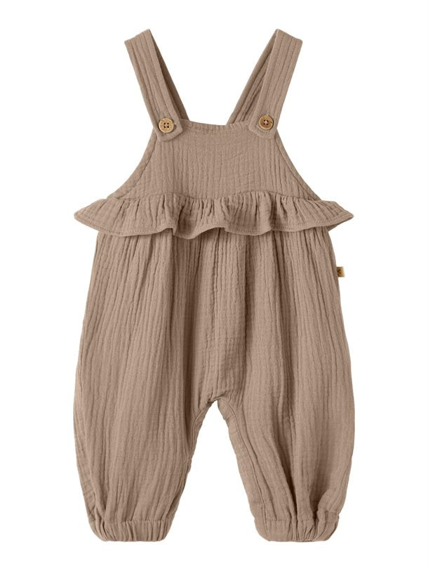 Lil Atelier Ledolie overalls - Almondine, økologisk bomuld lil atelier