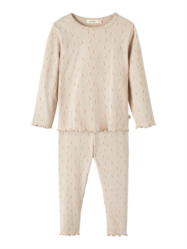 lil ateliernattøj nat sæt, nat kjole med lange ærmer, lange ærmer,