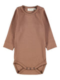 Carob Brown, Lil' Atelier Baby  Gaya LS Slim body //Carob Brown, body stockinkinh