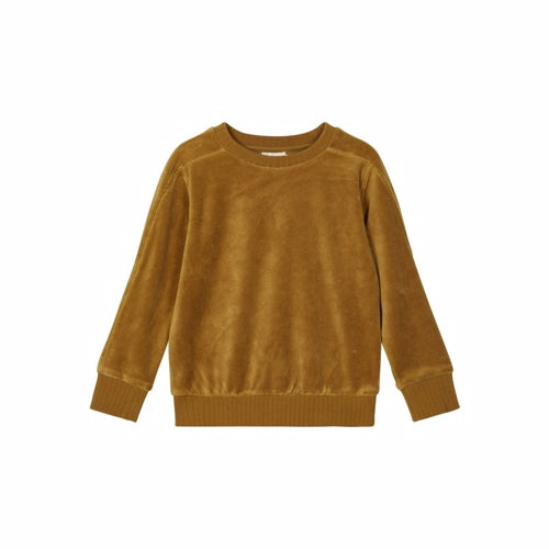 trøje, Lil' Atelier, lilatelier, bomuld, oliven, grøn, babytrøje, økotex,