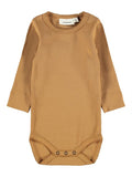 , Lil' Atelier Baby  Gaya LS Slim body //Carob Brown, body stockinking Tobacco Brown