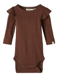 Lil Atelier - Nbfrachel LS Slim Body Wi Hea Lil - Warm Sand