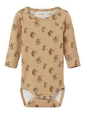 Lil' Atelier - Geo Slim Body - Fog, Bomuld, Lyocell TENCEL™