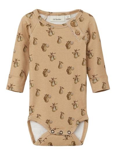 Lil' Atelier - Geo Slim Body - Fog, Bomuld, Lyocell TENCEL™