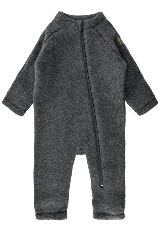 Mikk-Line uld heldragt, babyheldragt, uldjumpsuit, køredragt uld, merino uld, uld dragt, baby ulddragt, køredragt, mikkline køredragt, blue night, blå uld dragt