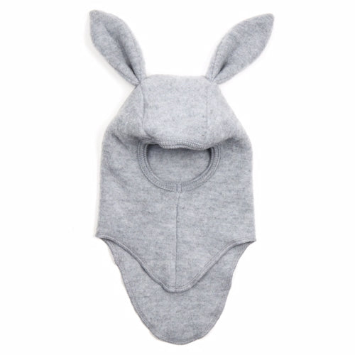 Huttelithut, elefanthue, hue, drengehue, hue med ører, balaclava, hh20-1-5, huttelihut plys elefanthue m/ører nougat, pigehue, brun, beige, beige melange, kaninører, bunbun, huttelihut bunbun elefanthue fleece kaninører dusty rose, lyserød, fleecehue, fleece