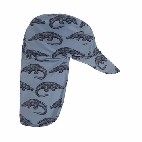 Petit By Sofie Schnoor Swim hat - AOP Crocodile, bade hat svømmehat sommerhat UV50+ KROKEDILLE HAT