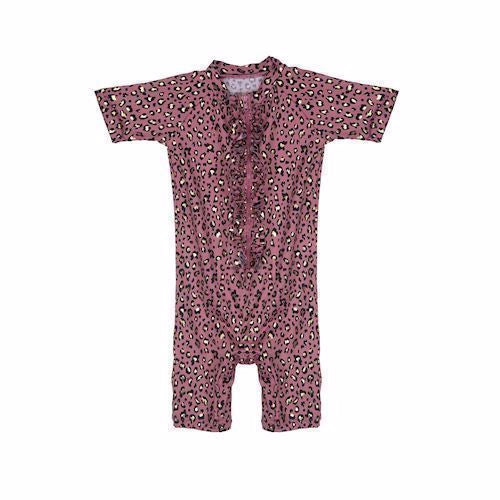 Petit By Sofie Schnoor Swim suit - AOP Leo, baby badedragt i leoprint