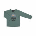 Petit, Bluse, Grøn med print