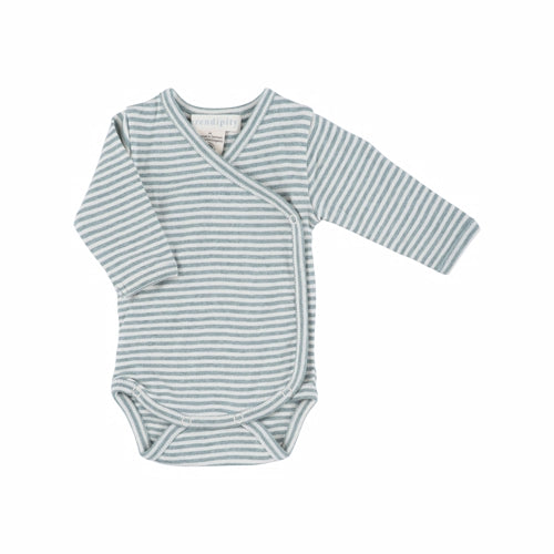 serendipity, m101, basis, t-shirt, bluse, basisgarderobe, langærmet, lange ærmer, bluse, økologi, bomuld, rib, stribe, clay, lyserød, rosa, offwhite
