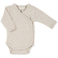 serendipity, P876, basis, body, bodystocking, wrap, slå-om, basisgarderobe, langærmet, lange ærmer, økologi, bomuld, rib, stribe, blå, Oat,Offwhite