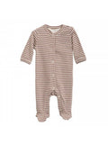 serendipity, P877, basis, heldragt, dragt, basisgarderobe, langærmet, lange ærmer, økologi, bomuld, rib, stribe, atlantic, blå, mørkeblå,  Acorn/Off White