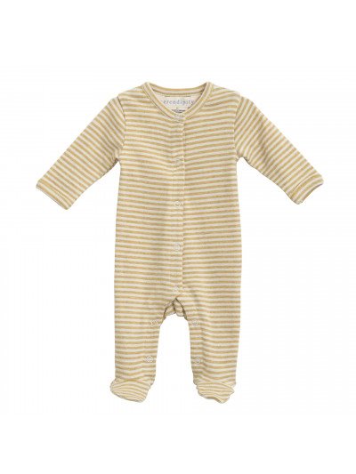 serendipity, P877, basis, heldragt, dragt, basisgarderobe, langærmet, lange ærmer, økologi, bomuld, rib, stribe, atlantic, blå, mørkeblå,  Kamille/Off White