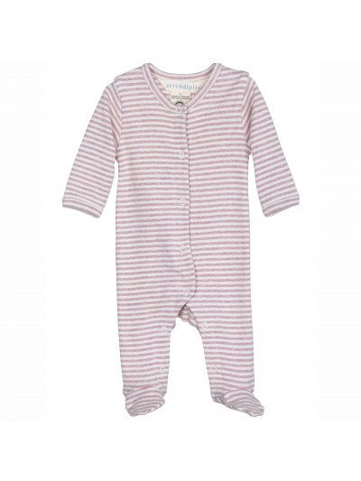 serendipity, P877, basis, heldragt, dragt, basisgarderobe, langærmet, lange ærmer, økologi, bomuld, rib, stribe, atlantic, blå, mørkeblå, Lilac,Offwhite