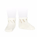 Børnetøj, bomuld 100% strømper, up to date design, Condor Perle openwork knee high socks, knæstrømper, ankel strømper, strømpebukser