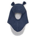 Huttelihut - TEDDY Elefanthue i uld fleece - Caramel, Huttelithut, elefanthue, hue med ører,  hue, Huttelihut hue, hue med bjørneører, uld fleece hue, Navy
