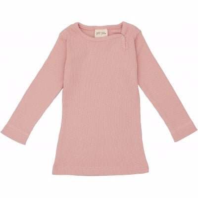Petit Piao - T-shirt LS Modal // Rose
