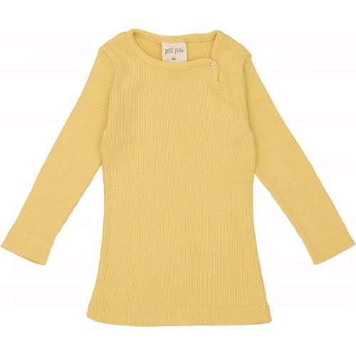 Petit Piao - T-shirt LS Modal // Yellow