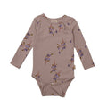 Petit Piao,Body ,L/S ,Printed , Plum