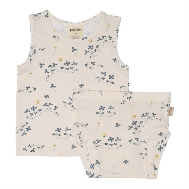 Petit Piao - Underwear Set Printed - Clover