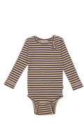 Petit Piao, Body L/S, Modal Striped, Mysterioso, Tapioka