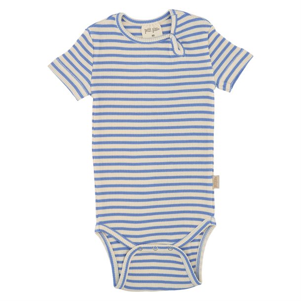 Petit Piao - body ls printed, body, bodystocking, sparkedragt, baby, babytøj