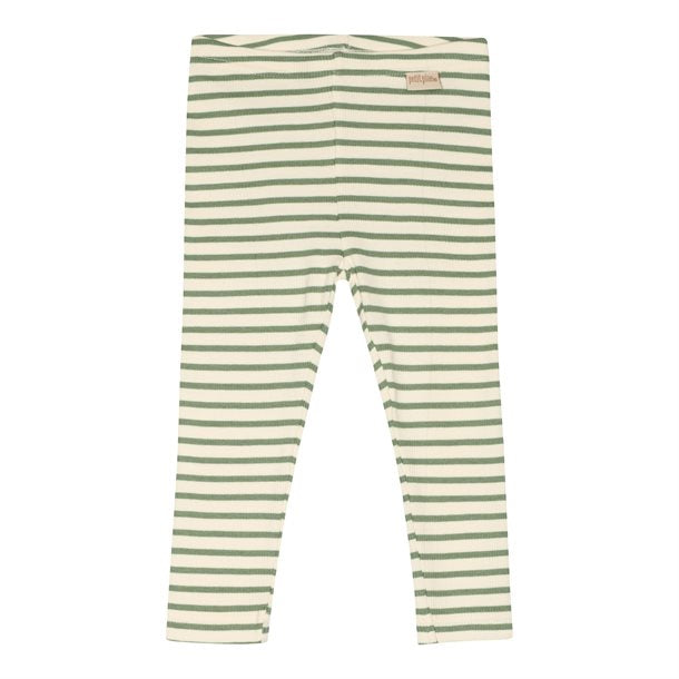 Petit Piao Leggings, Striber , Spring Green/Offwhite