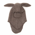 Huttelithut, elefanthue, hue, drengehue, hue med ører, balaclava, hh20-1-7, huttelihut plys elefanthue m/ører terracotta, pigehue, brun, beige, beige melange, kaninører, bunbun, huttelihut teddy elefanthue fleece ører nougat, fleecehue, fleece, brun, lyserød