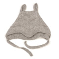 Huttelihut - babyhue med kaninører - Light Grey, Babyhue, hue i grå, babyhue grå, babyhue