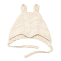 Huttelihut - Babyhue med kaninører - Off White, hvid babyhue, babyhue, djævlehue,