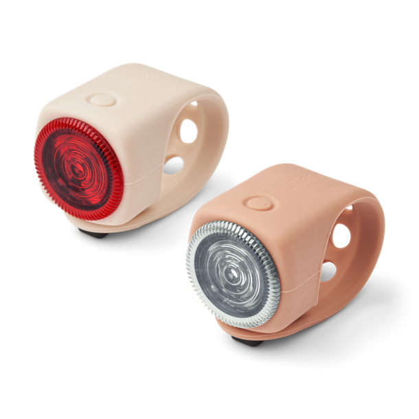 Liewood - Rolf Bike Light 2-Pack - TUSCANY ROSE / APPLE BLOSSOM