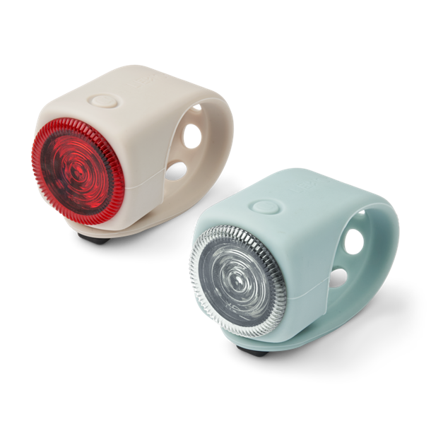 Liewood - Rolf Bike Light 2-Pack - ICE BLUE / SANDY