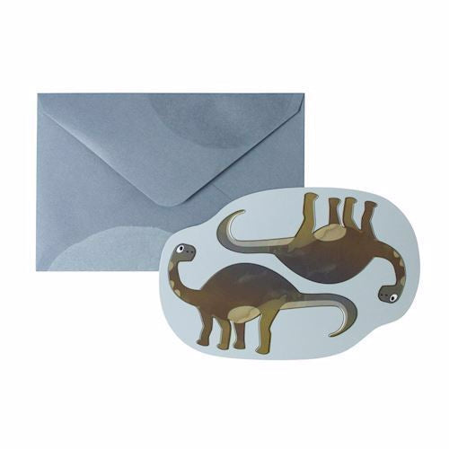 Sebra kort med dinosaur , kort på genbrugspapir, børne kort, lykønskningskort, dino kort, gavekort, dåbsgaver, gaver, gavekort